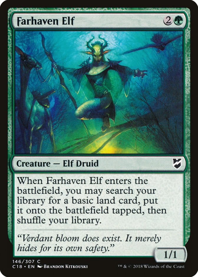 Farhaven Elf [Commander 2018] Magic: The Gathering