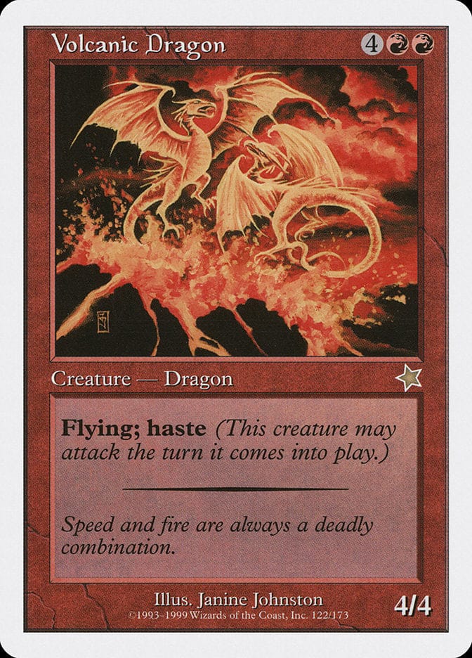 Volcanic Dragon [Starter 1999] Magic: The Gathering