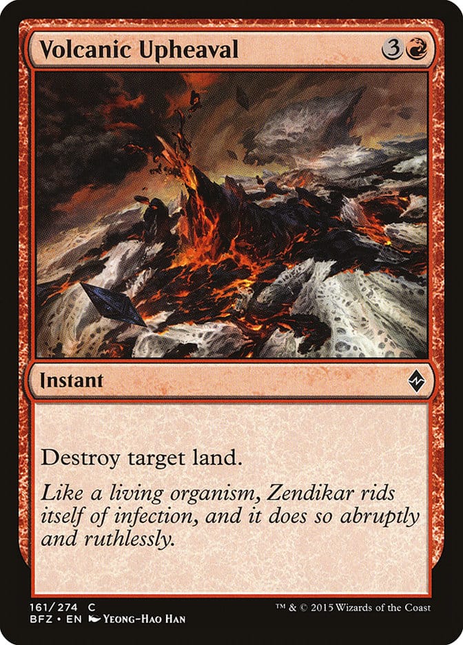 Volcanic Upheaval [Battle for Zendikar] Magic: The Gathering