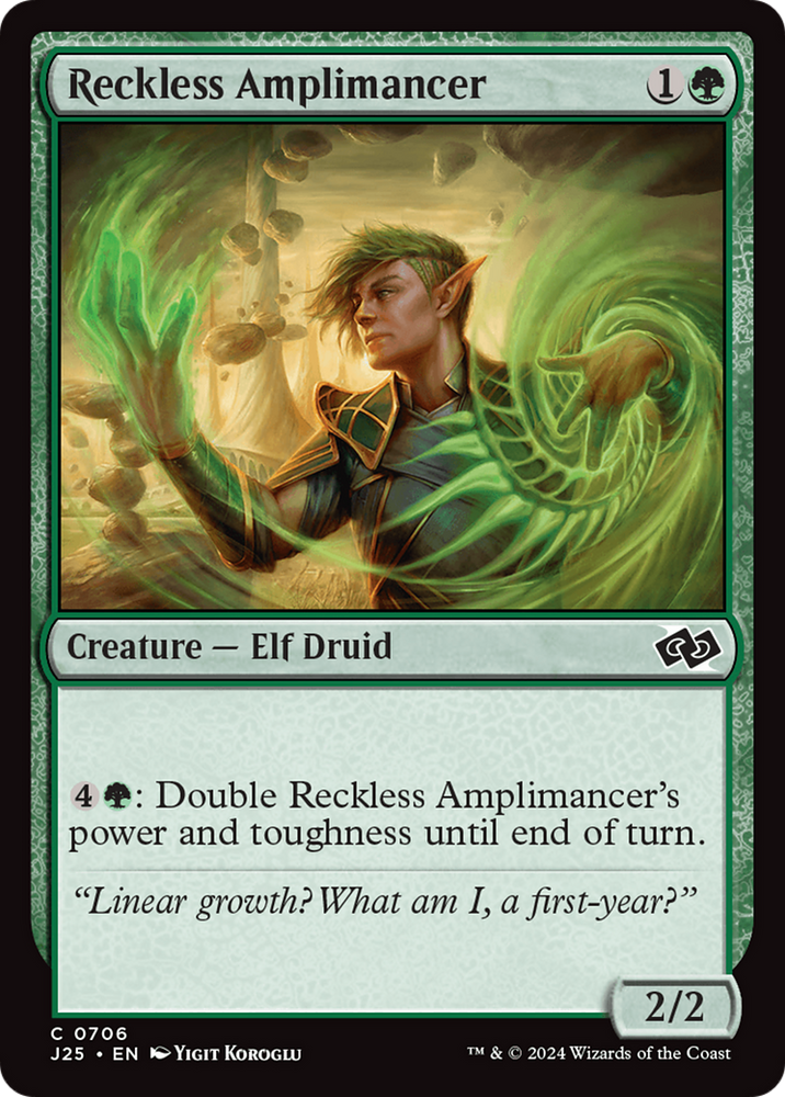 Reckless Amplimancer [Foundations Jumpstart] Magic: The Gathering