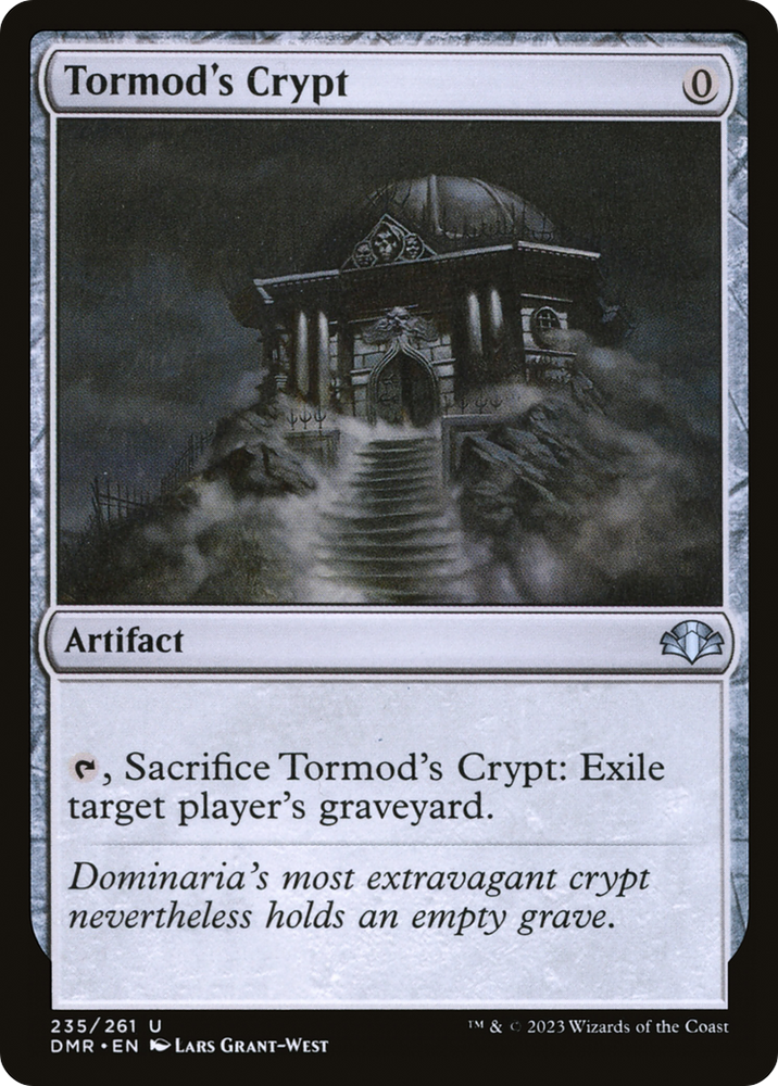 Tormod's Crypt [Dominaria Remastered] Magic: The Gathering