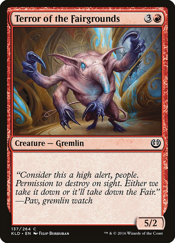 Terror of the Fairgrounds [Kaladesh] Magic: The Gathering