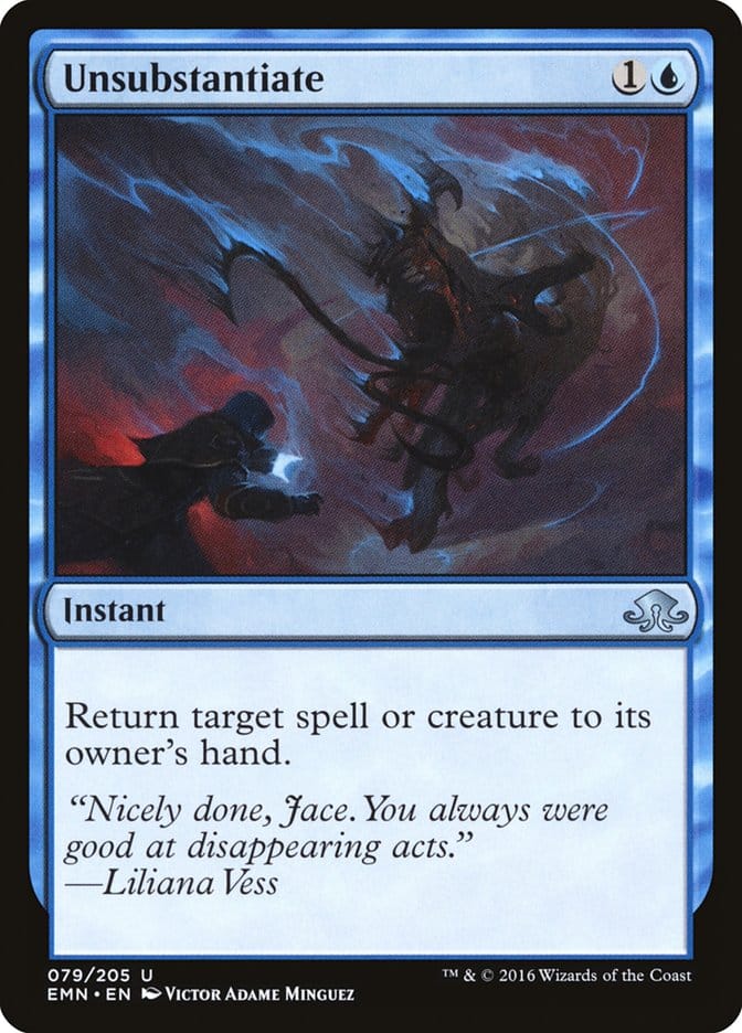 Unsubstantiate [Eldritch Moon] Magic: The Gathering