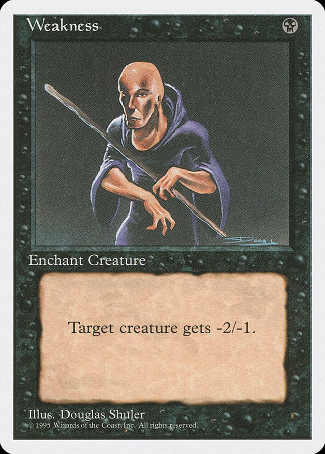 Weakness [Fourth Edition] Magic: The Gathering