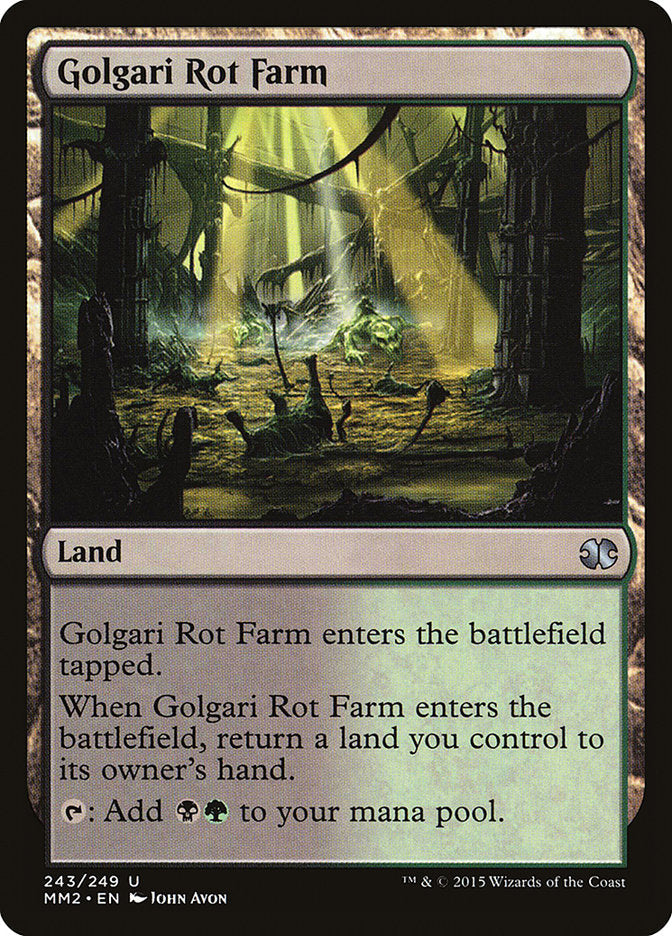 Golgari Rot Farm [Modern Masters 2015] Magic: The Gathering