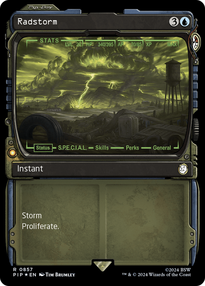 Radstorm (Showcase) (Surge Foil) [Fallout] Magic: The Gathering