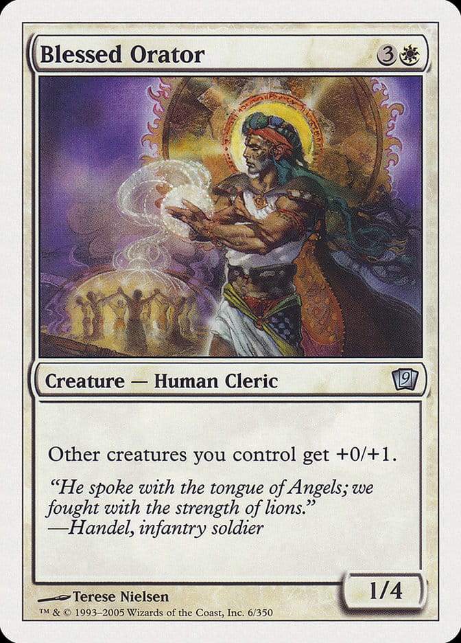 Blessed Orator [Ninth Edition] Magic: The Gathering