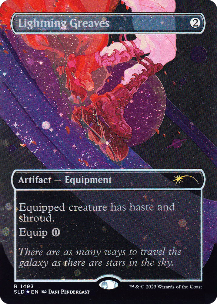 Lightning Greaves (1493) (Galaxy Foil) [Secret Lair Drop Series] Magic: The Gathering