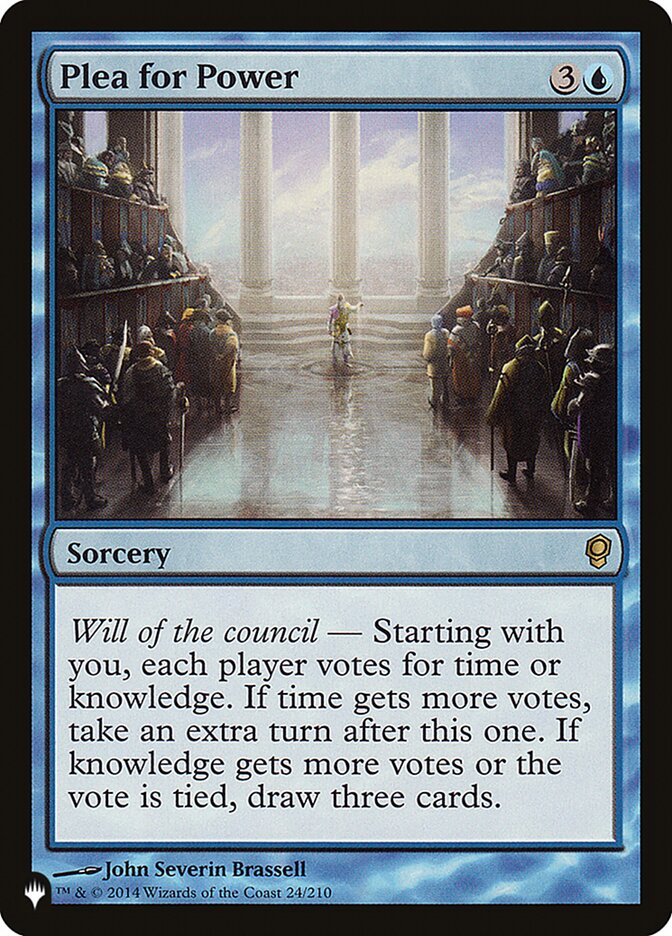 Plea for Power [The List] Magic: The Gathering