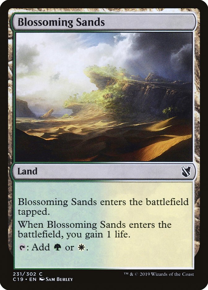 Blossoming Sands [Commander 2019] Magic: The Gathering