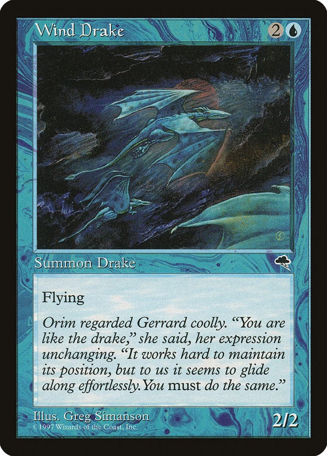 Wind Drake [Tempest] Magic: The Gathering
