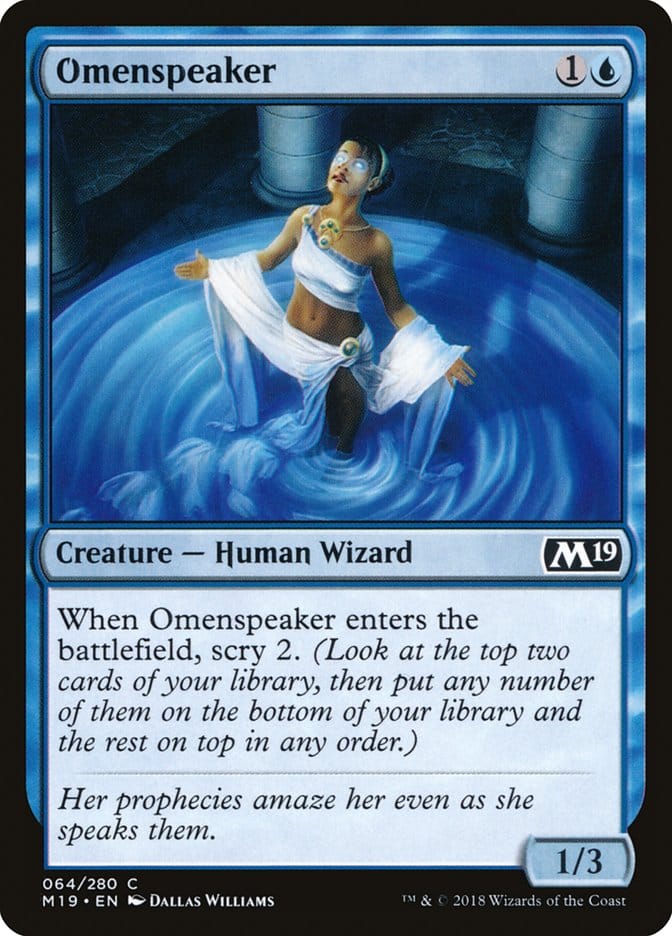 Omenspeaker [Core Set 2019] Magic: The Gathering