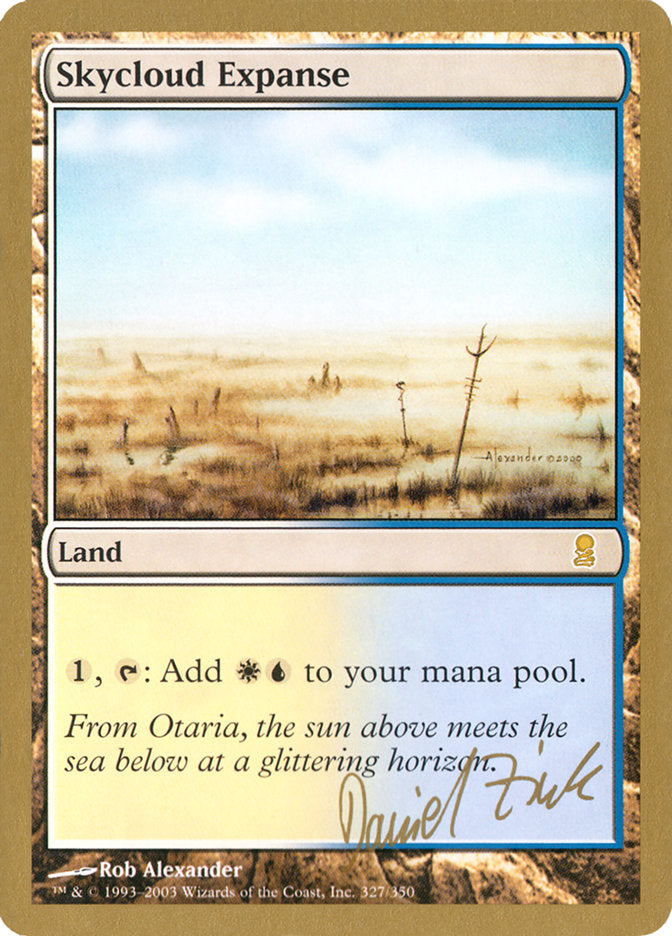 Skycloud Expanse (Daniel Zink) [World Championship Decks 2003] Magic: The Gathering