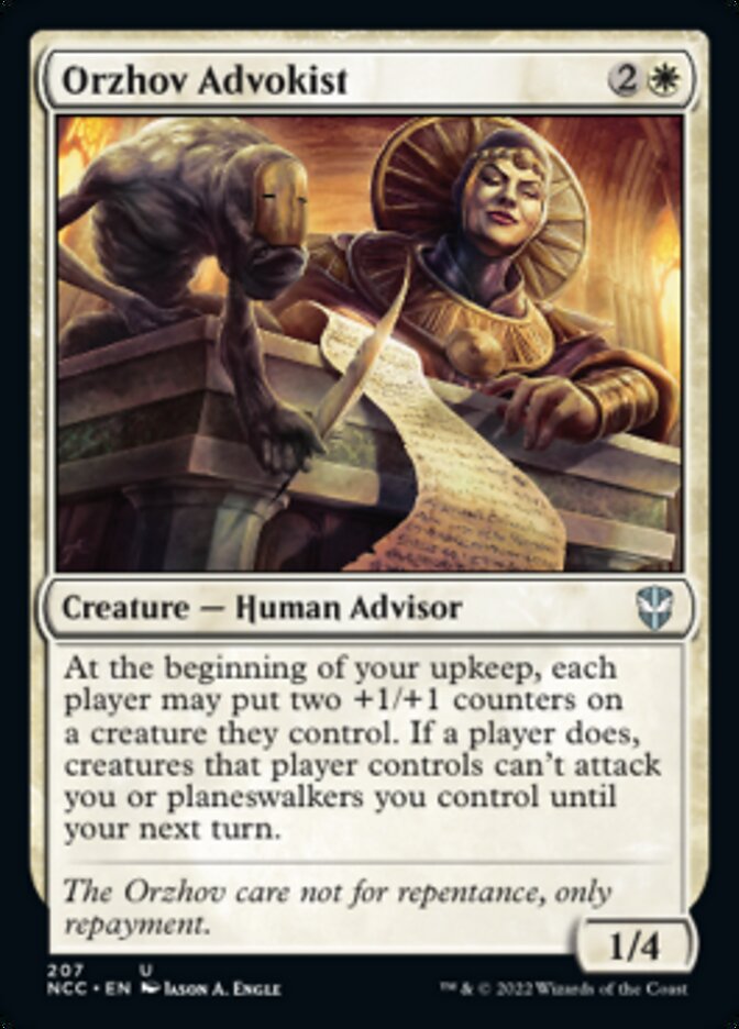 Orzhov Advokist [Streets of New Capenna Commander] Magic: The Gathering