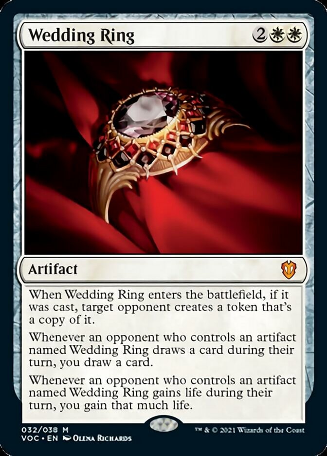 Wedding Ring [Innistrad: Crimson Vow Commander] Magic: The Gathering