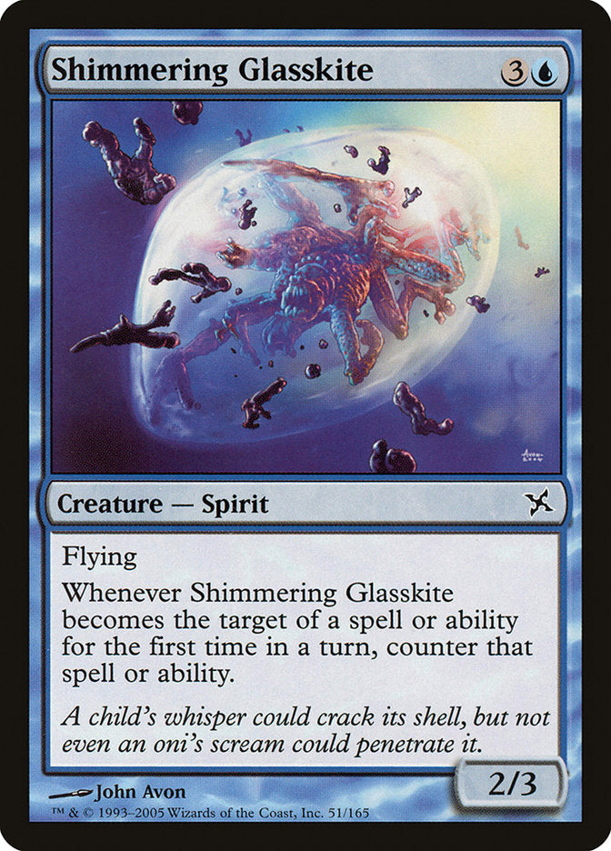 Shimmering Glasskite [Betrayers of Kamigawa] Magic: The Gathering