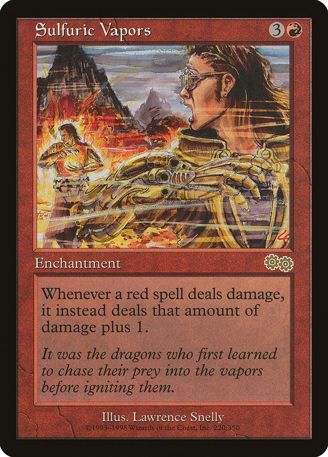 Sulfuric Vapors [Urza's Saga] Magic: The Gathering