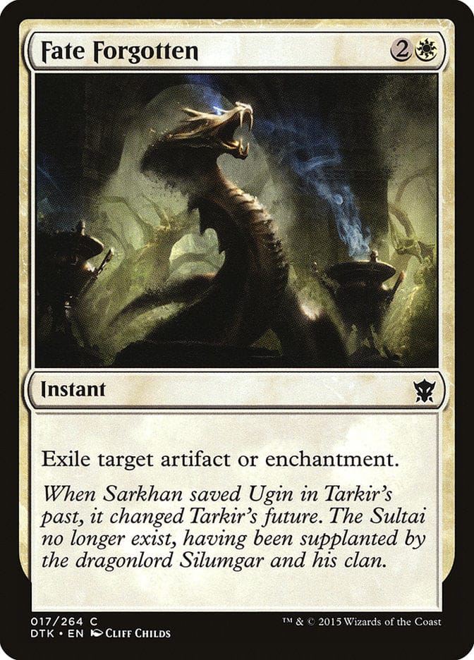 Fate Forgotten [Dragons of Tarkir] Magic: The Gathering
