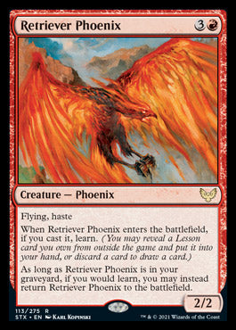 Retriever Phoenix [Strixhaven: School of Mages] Magic: The Gathering