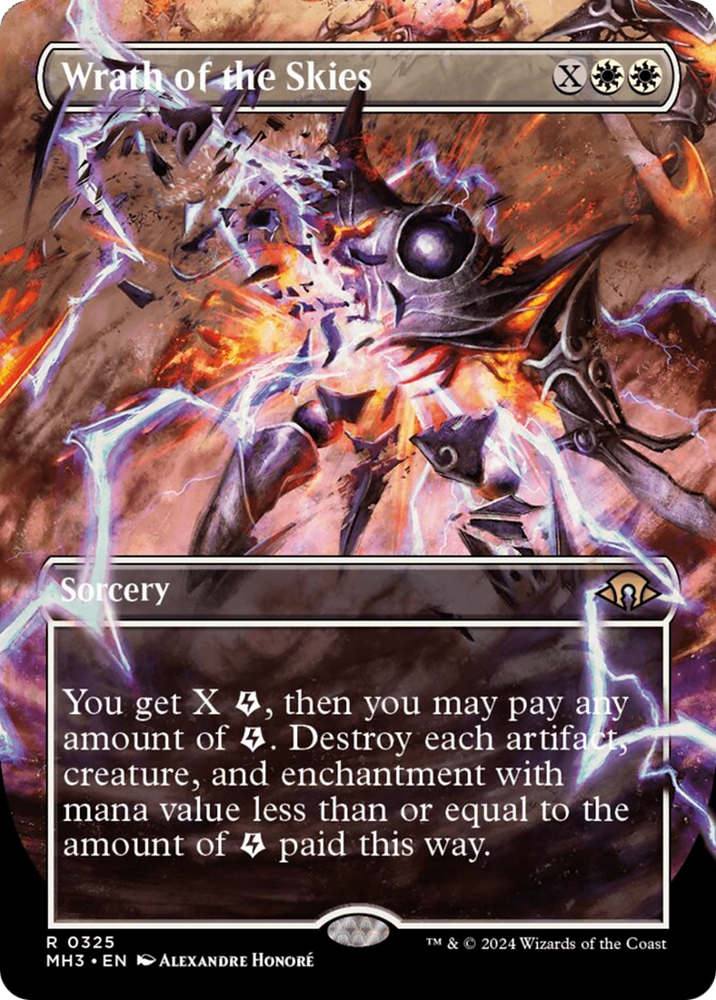 Wrath of the Skies (Borderless) [Modern Horizons 3] Magic: The Gathering