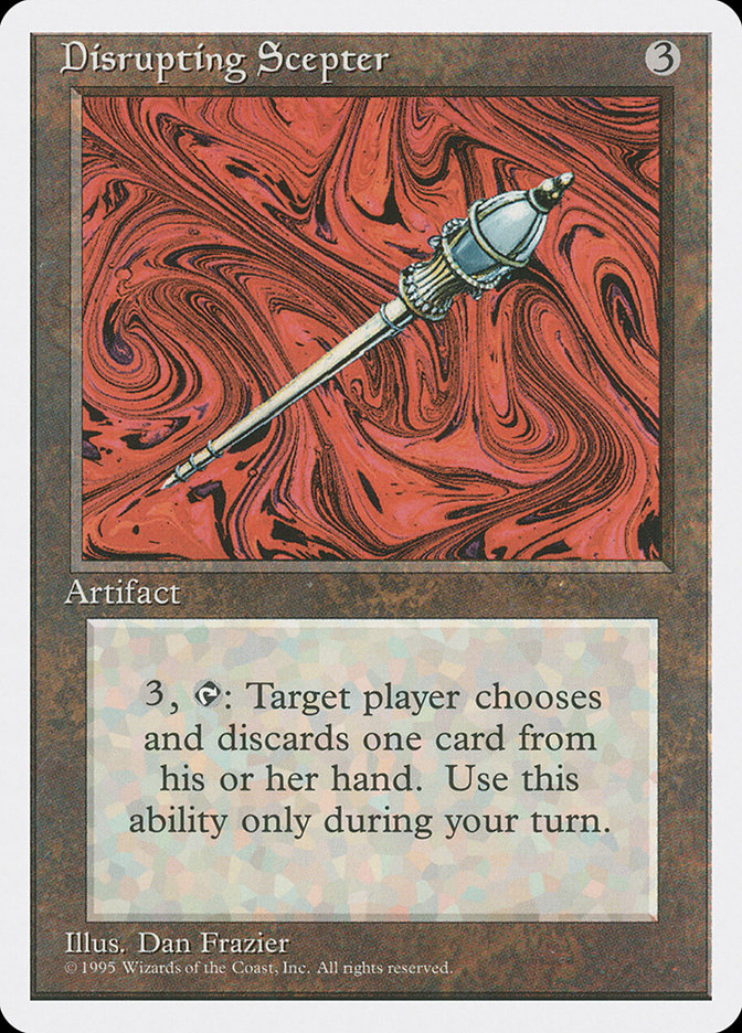 Disrupting Scepter [Fourth Edition] Magic: The Gathering