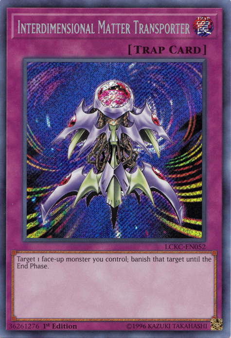 Interdimensional Matter Transporter [LCKC-EN052] Secret Rare Yu-Gi-Oh!