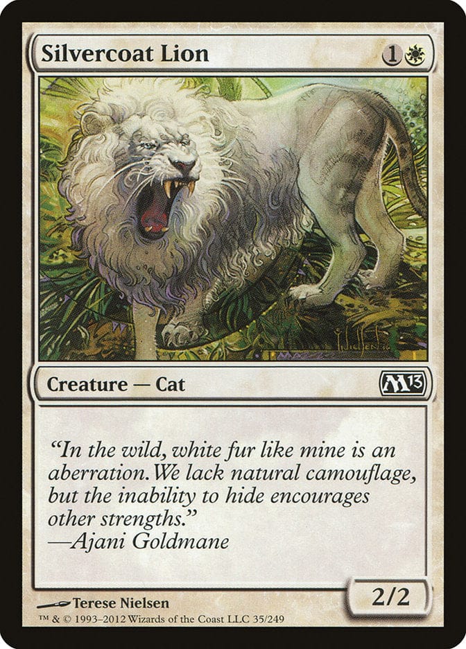 Silvercoat Lion [Magic 2013] Magic: The Gathering