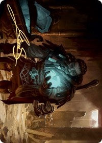 Vault Robber Art Card (Gold-Stamped Signature) [Kaldheim Art Series] Magic: The Gathering