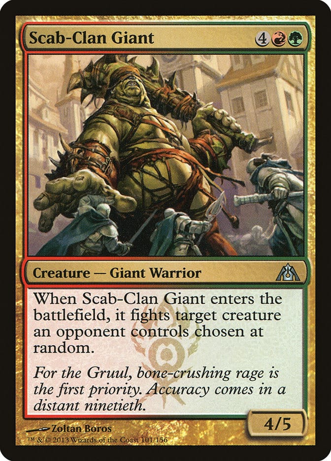 Scab-Clan Giant [Dragon's Maze] Magic: The Gathering