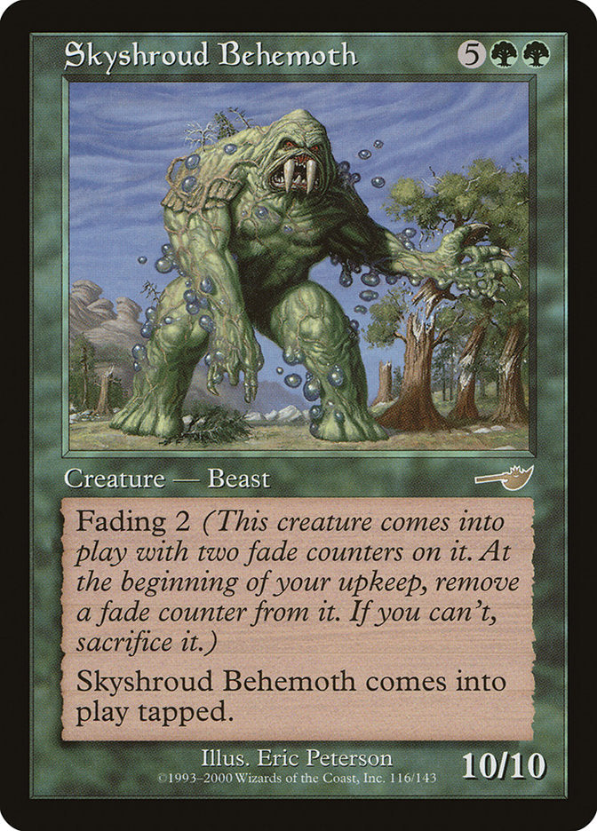 Skyshroud Behemoth [Nemesis] Magic: The Gathering
