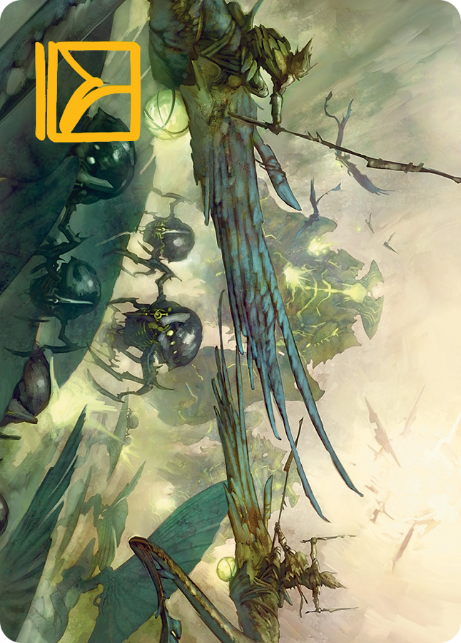 Invasion of Pyrulea Art Card (Gold-Stamped Signature) [March of the Machine Art Series] Magic: The Gathering