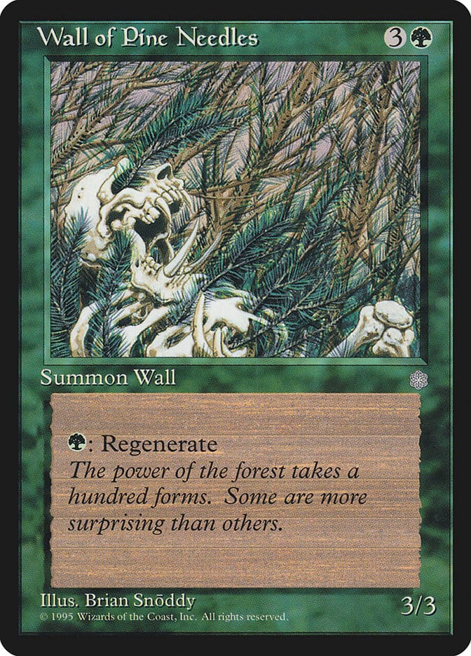 Wall of Pine Needles [Ice Age] Magic: The Gathering