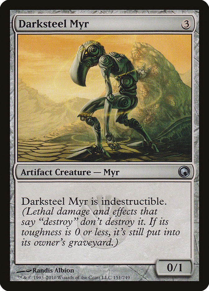 Darksteel Myr [Scars of Mirrodin] Magic: The Gathering