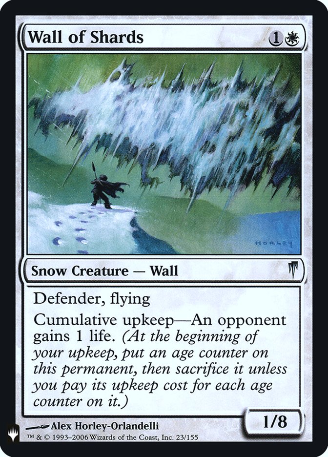 Wall of Shards [Mystery Booster] Magic: The Gathering