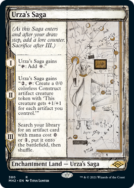 Urza's Saga (Sketch) [Modern Horizons 2] Magic: The Gathering