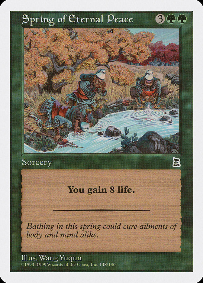 Spring of Eternal Peace [Portal Three Kingdoms] Magic: The Gathering