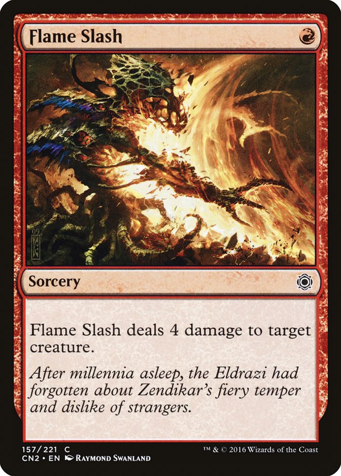 Flame Slash [Conspiracy: Take the Crown] Magic: The Gathering