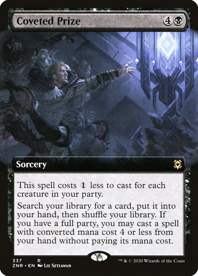 Coveted Prize (Extended Art) [Zendikar Rising] Magic: The Gathering