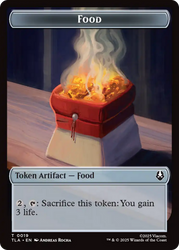 Ballistic Boulder // Food (0019) Double-Sided Token [Avatar: The Last Airbender Tokens] Magic: The Gathering