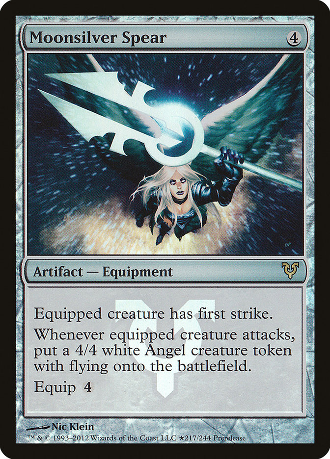Moonsilver Spear [Avacyn Restored Prerelease Promos] Magic: The Gathering