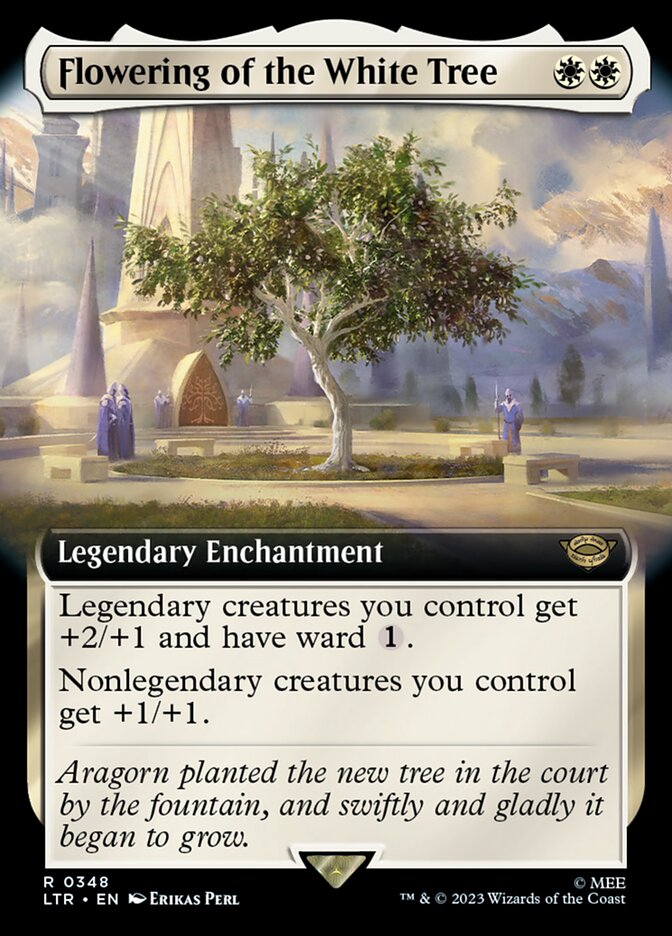 Flowering of the White Tree (Extended Art) [The Lord of the Rings: Tales of Middle-Earth] Magic: The Gathering
