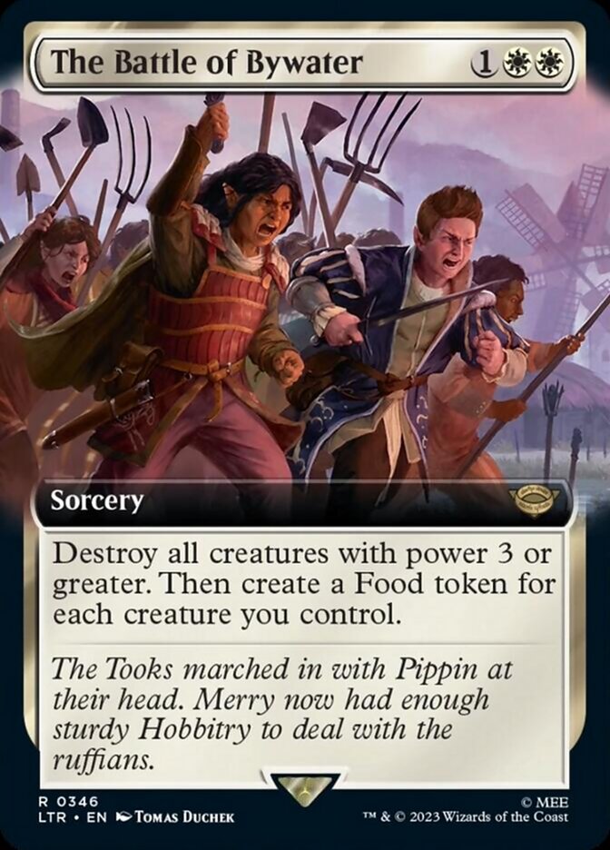 The Battle of Bywater (Extended Art) [The Lord of the Rings: Tales of Middle-Earth] Magic: The Gathering