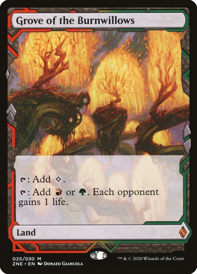 Grove of the Burnwillows (Expeditions) [Zendikar Rising Expeditions] Magic: The Gathering
