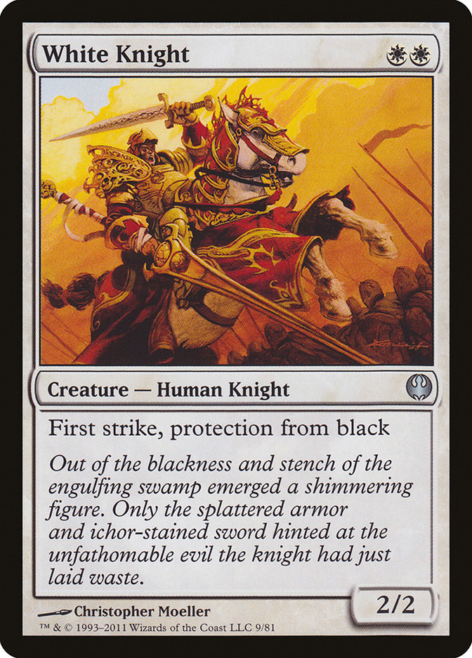 White Knight [Duel Decks: Knights vs. Dragons] Magic: The Gathering