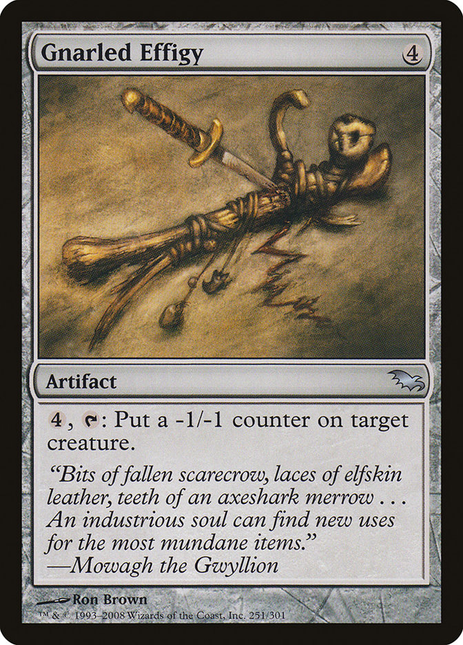 Gnarled Effigy [Shadowmoor] Magic: The Gathering