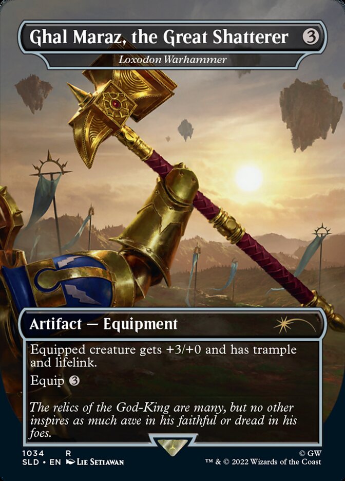 Ghal Maraz, the Great Shatterer - Loxodon Warhammer (Borderless) [Secret Lair Drop Series] Magic: The Gathering
