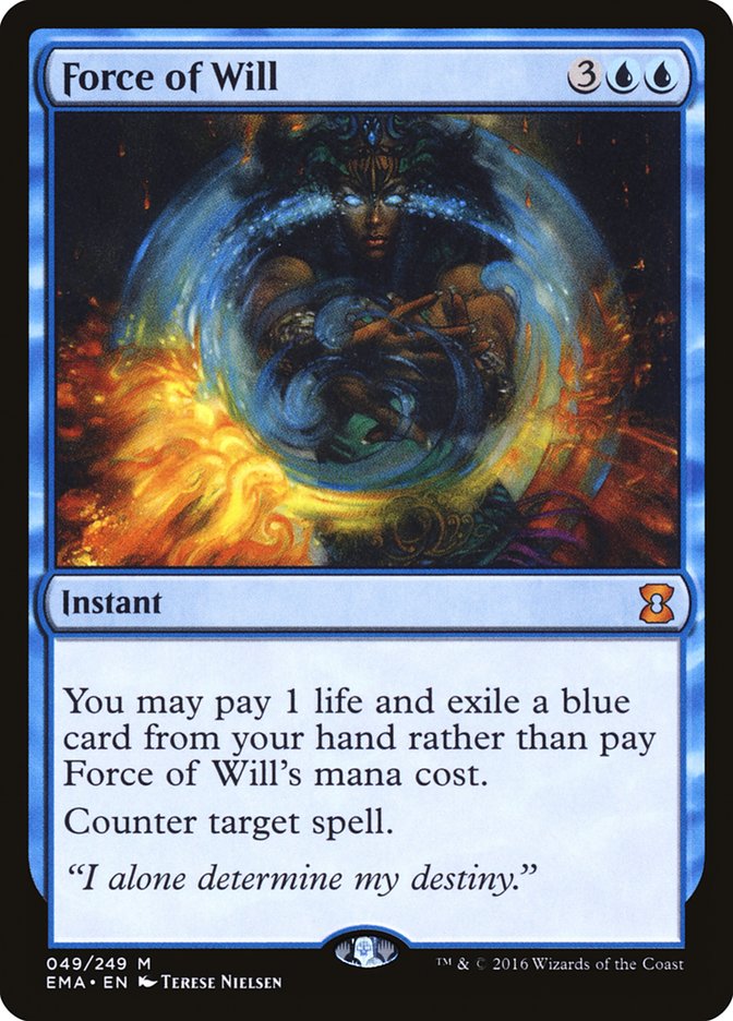 Force of Will [Eternal Masters] Magic: The Gathering
