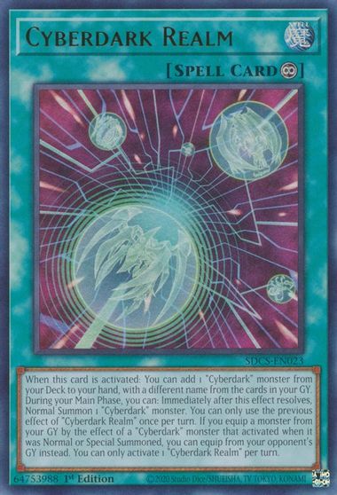 Cyberdark Realm [SDCS-EN023] Ultra Rare - Yugioh Cards For Your TCG Needs!