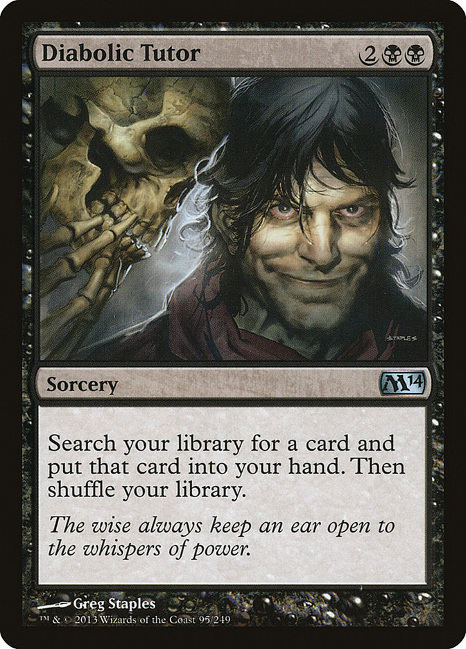 Diabolic Tutor [Magic 2014] Magic: The Gathering
