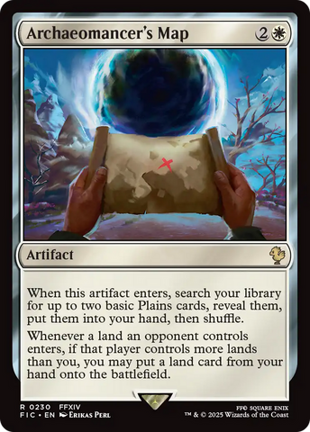 Archaeomancer's Map [FINAL FANTASY Commander] Magic: The Gathering
